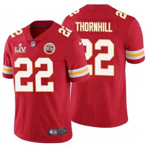 Nike Men & Women & Youth Chiefs 22 Juan Thornhill Red 2021 Super Bowl LV Vapor Untouchable Limited Jersey,We sell and wholesale Nike Men & Women & Youth Chiefs 22 Juan Thornhill Red 2021 Super Bowl LV Vapor Untouchable Limited Jersey on line form chian!